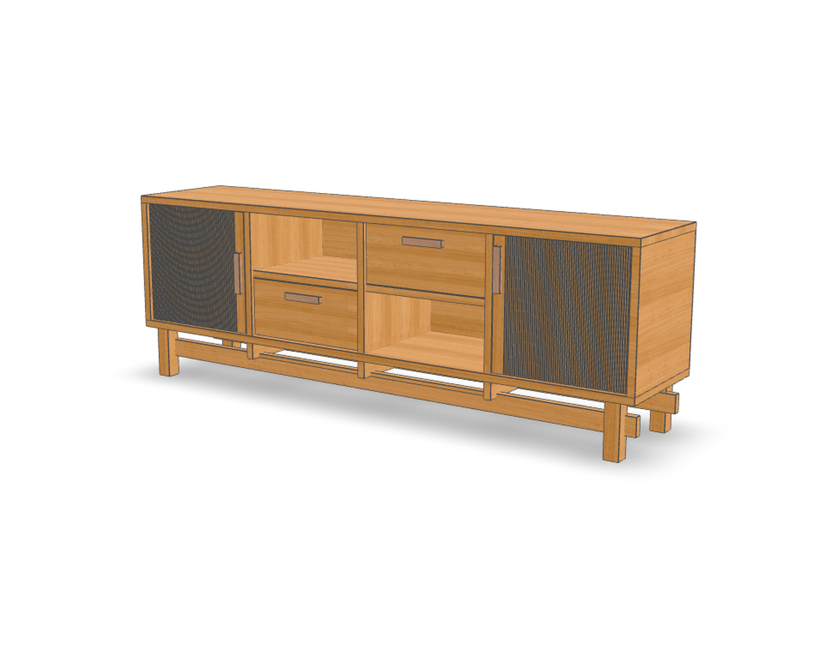 Rack Belén — vista previa 3D
